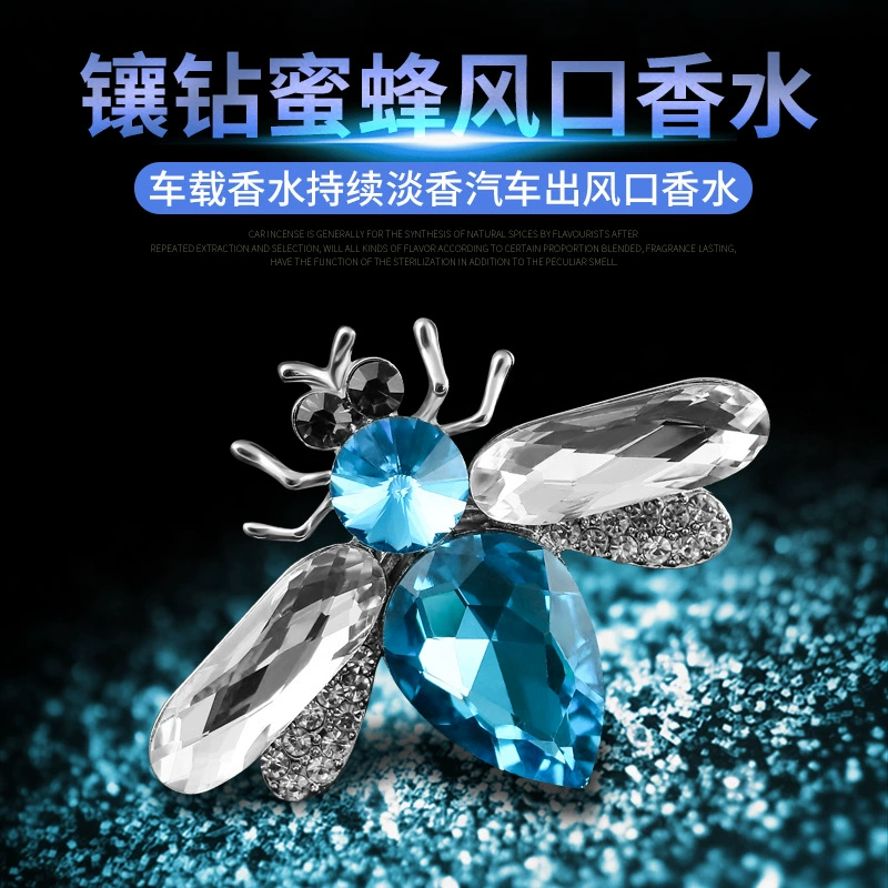 Автомобиль выход воздуха духи клип автомобиль ароматерапия кондиционер ручной набор алмазов Творческий пчела выход воздуха духи ювелирные изделия