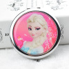 Handheld cute small folding round double-sided mirror, Birthday gift