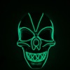 New Halloween horror LED light emitting mask thriller EL light -glowing skull mask skull horror mask