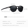 KDEAM classic round polarized sunglasses colorful outdoor ultra -light TR glasses can laser LOGO KD997