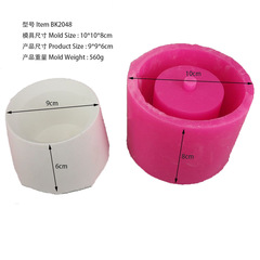 BK2046,BK2048 創意幾何多邊形混凝土花盆多肉花盆硅膠模具