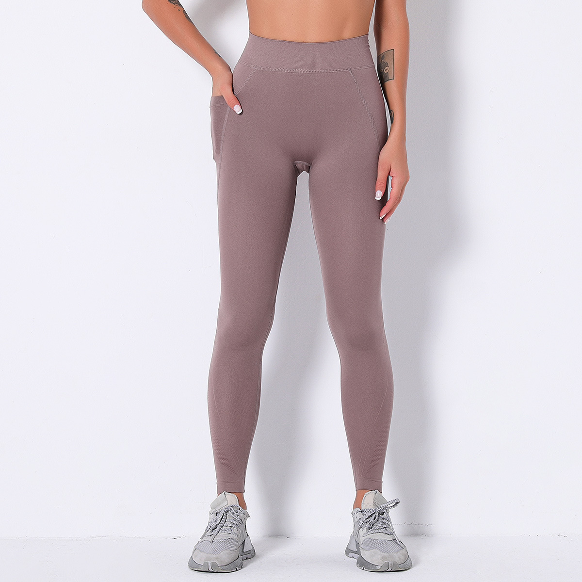 autumn winter high-waist hip-lifting elastic tight yoga pants  NSLX12860