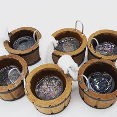 1:12娃娃屋dollhouse迷你家具小布娃娃屋配件BJD玩具洗浴泡泡浴盆