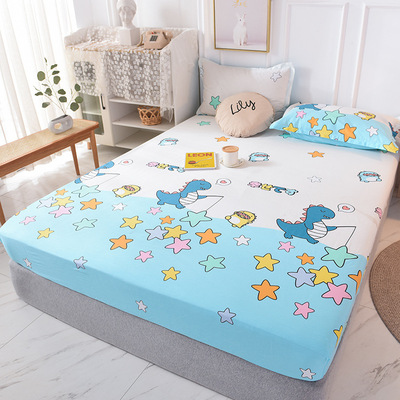 纯棉床笠款单件防滑固定席梦思保护套全棉床罩单床垫套防尘罩全包