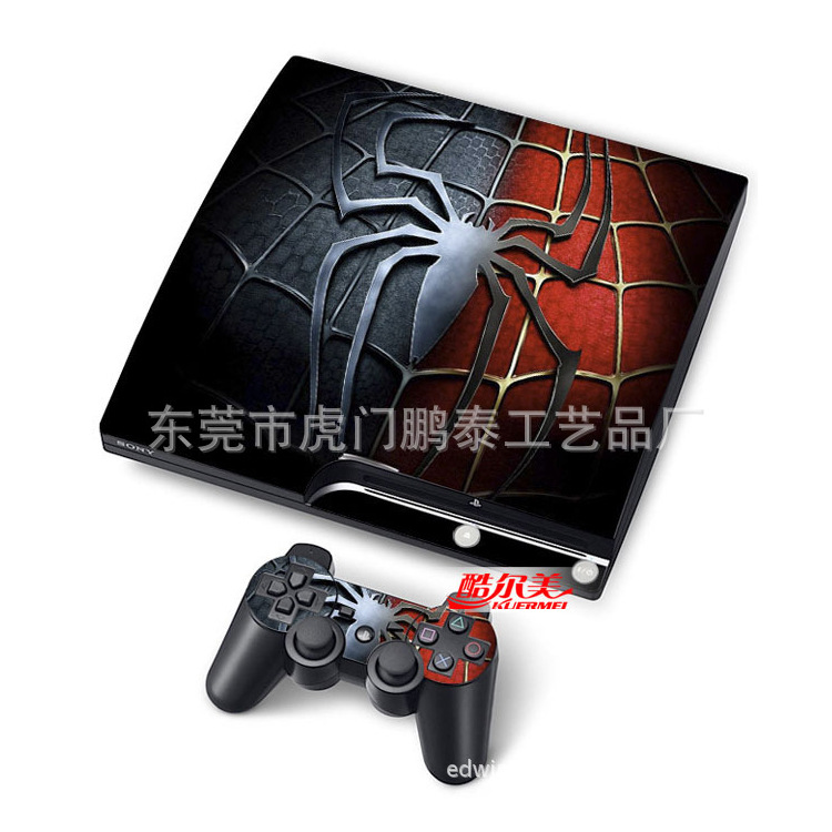 供应适用于索尼PS3SLIM机身炫彩保护贴|ru