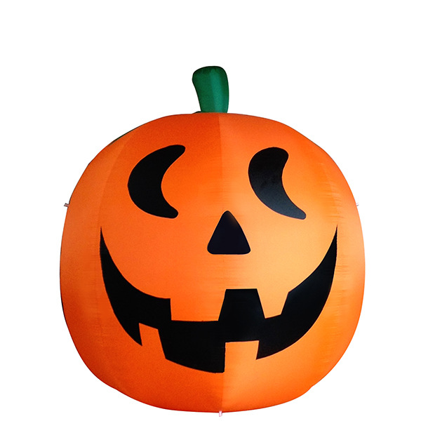 工厂批发万圣节LED灯发光充气南瓜家族庭院装饰品防水搞坏气模