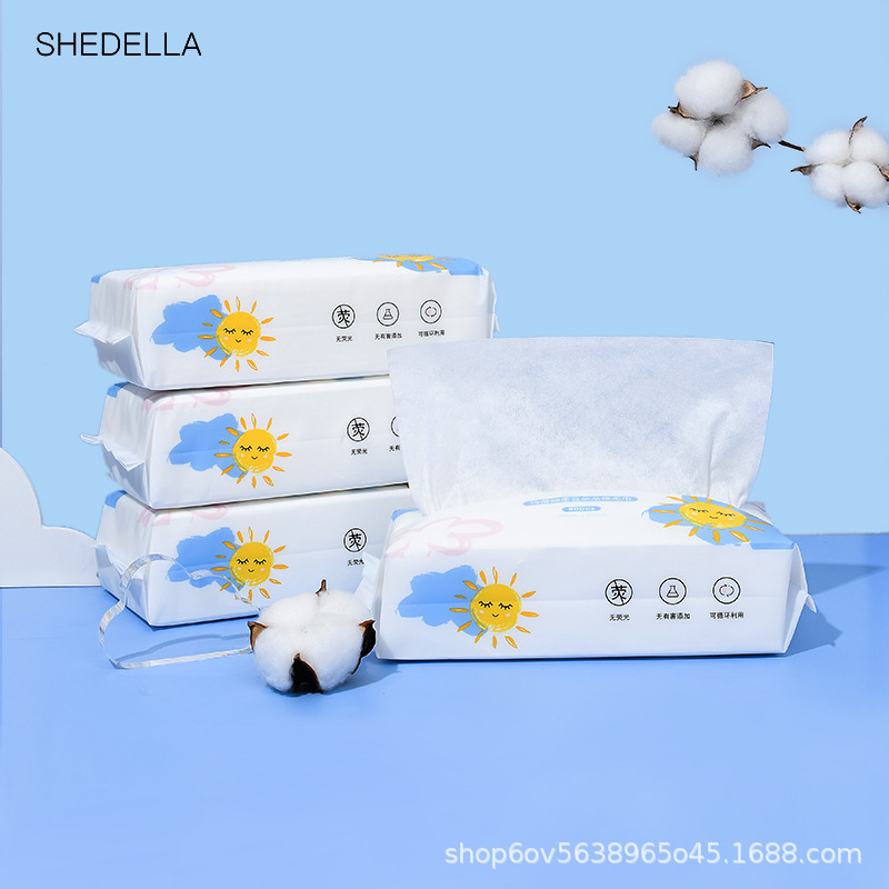 Poetry pedicle sterile pure cotton Face Towel disposable Removable Cotton soft Manufactor Direct selling Facial Calian Cleansing towel