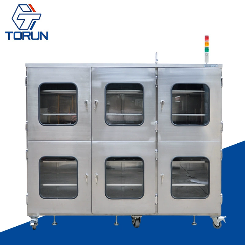 Бренд полупроводниковой промышленности Tongqi нестандартный изготовленный на заказ 304 из нержавеющей стали азотный газовый шкаф с сигнальной лампой прямые продажи с фабрики