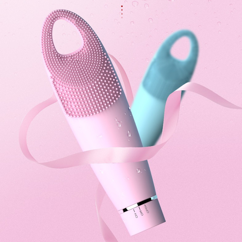 2019 new pattern Electric silica gel Wash one's face waterproof Ultrasonic wave Cleansing pore clean Cross border Electricity supplier