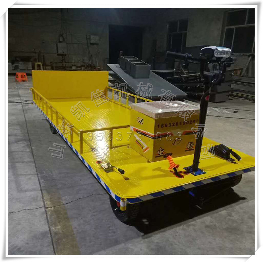 电动平板运输车 座驾式电动前进后退车四轮电动搬运车电动工具车