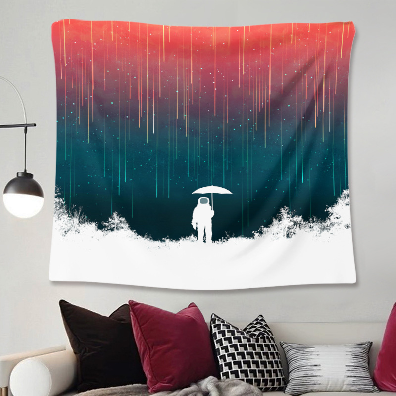 Fashion Astronaut Series Printing Home Wall Decoration Hanging Cloth Wholesale Nihaojewelry display picture 7