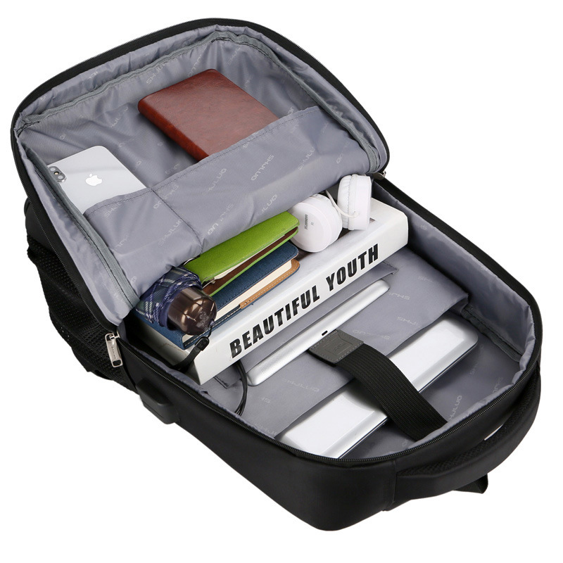 Reise-Outdoor-Rucksack, Computertasche kann mit USB-Aufladung bedruckt werden, Sport-Studententasche, Rucksack_voghion.com