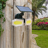 Induction street LED lights solar-powered for gazebo, wall sconce, suitable for import, human sensor