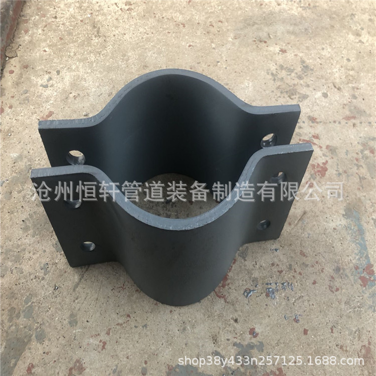 M1-7管夹双排螺栓 HG/T21629-1999化工标准M1-7管夹 管道M1-7管夹