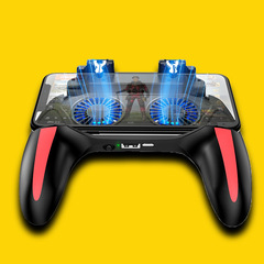 新款H10雙風扇散熱一體式吃雞神器刺激戰場遊戲手柄帶充電寶功能