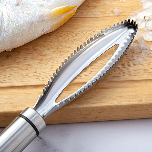 304 stainless steel fish scale scraper household manual scale fish killing brush knife kitchen gadget scale remover