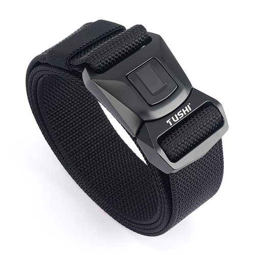 ENNIU's new 3.8 quick release buckle outdoor safety outer belt quick-drying pure nylon trouser belt training belt