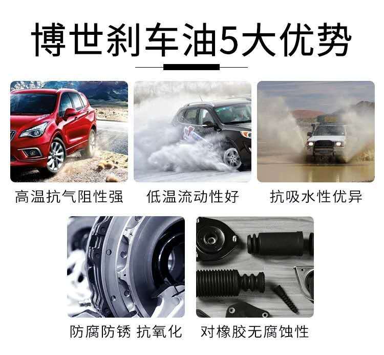 Original Bosch brake fluid is suitable for DOT4 car disc brakes, fully synthetic brake fluid, universal clutch fluid