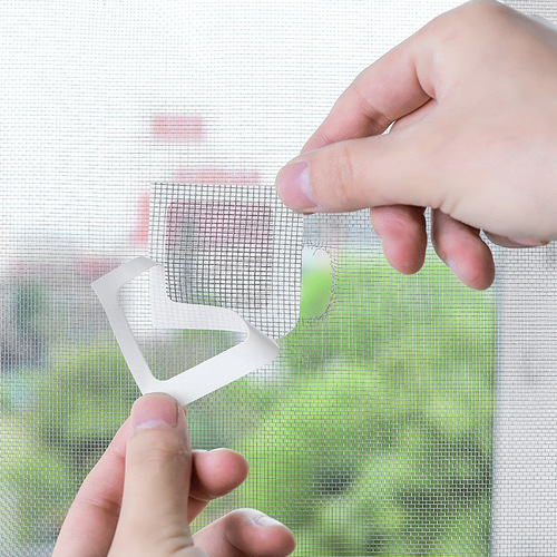 Screen window, screen door repair subsidy, door and window drain hole patching, anti-pattern patching hole net, window screen repair patch, anti-mosquito net