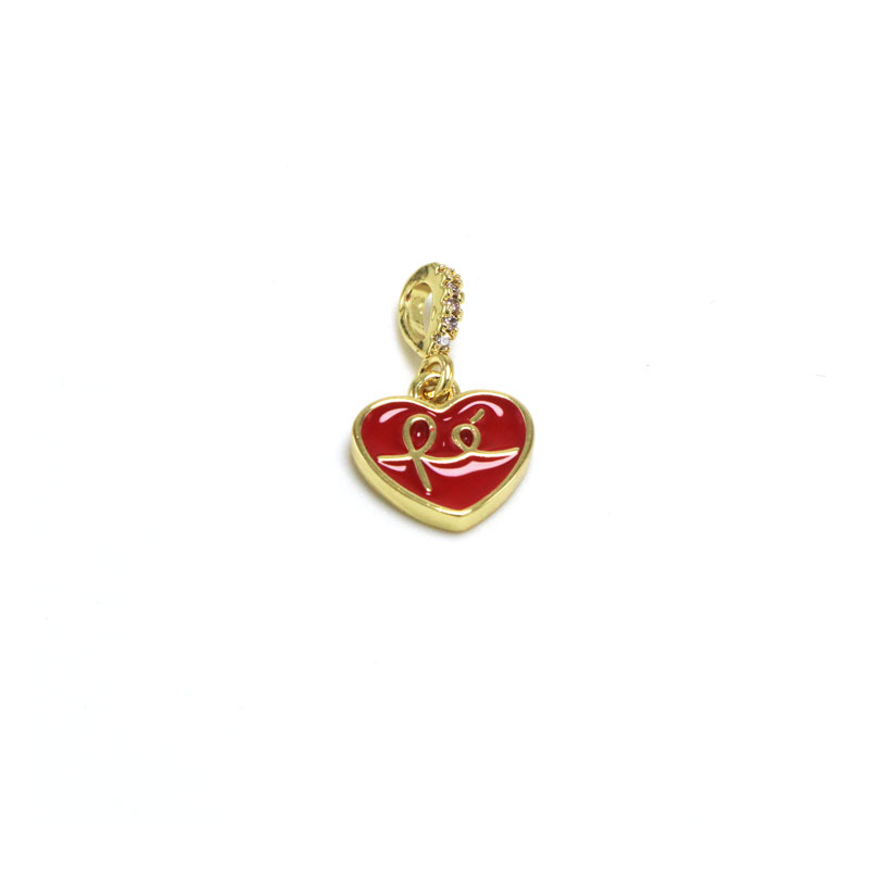 3g Weight Pendant Jewelry Making Type 11 * 19mm, 11 * 24mm Jewelry Making Size Zircon Inlay Material DIY Jewelry Accessories Classification 1 Piece Quantity Copper Material Letter, Oval, Heart Shape Pattern Enamel, Inlay Design Sweet, Simple Style Style 1 Piece 11 * 19mm 11 * 24mm Copper Zircon Letter Oval Heart Shape Pendant 8