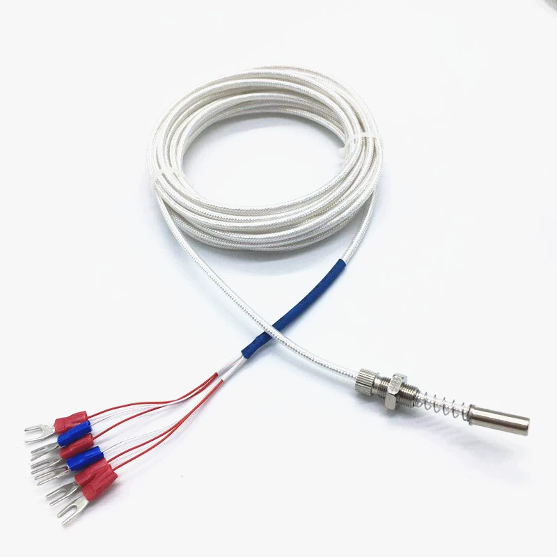 WZPM-201 подшипник датчика температуры pt100 измерения температуры подшипника термического сопротивления с двойным шестипроводным концом