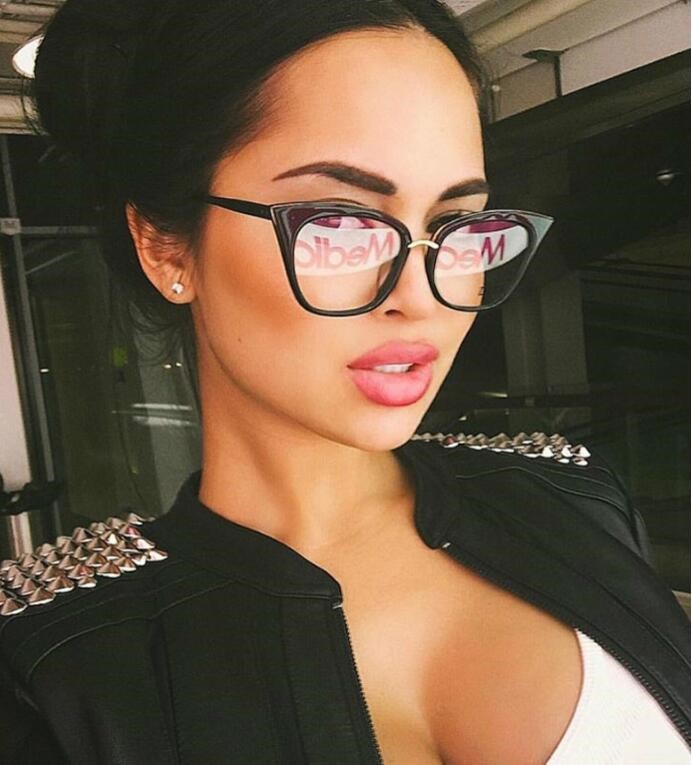 Saya retro glasses for Women Cat Eye com...