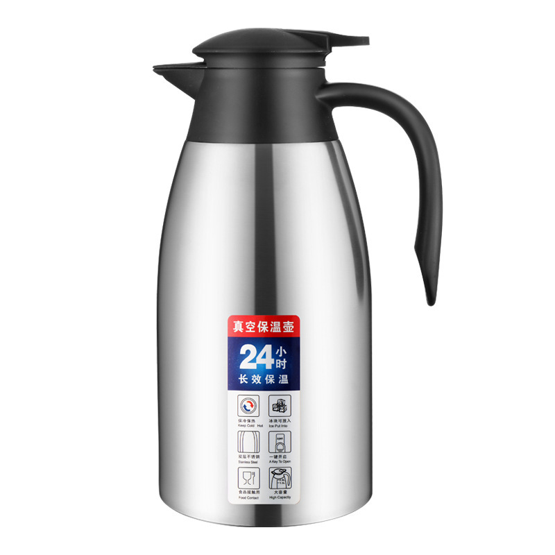 304 Stainless Steel Thermos Kettle Kettle Hot Water Bottle Vacuum Thermos Thermos Cup Outdoor Stainless Steel Large Capacity