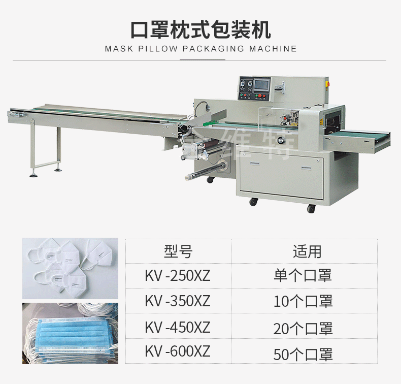 枕式包装机_10一次性平面口罩包装机袋装kn95口罩枕式厂家现货