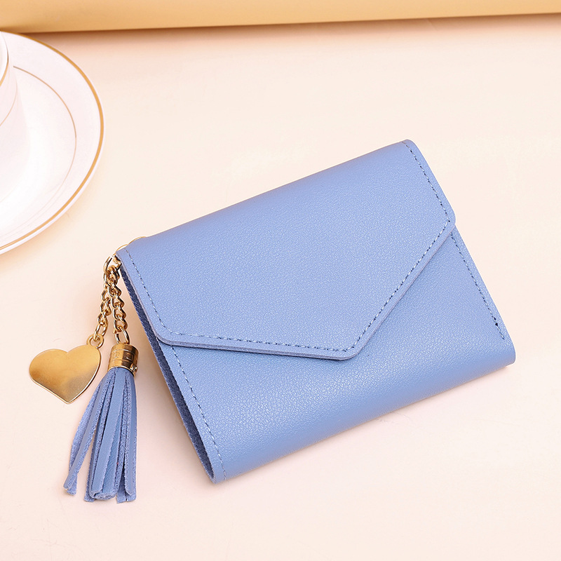 Women's Solid Color Pu Leather Zipper Buckle Wallets display picture 2