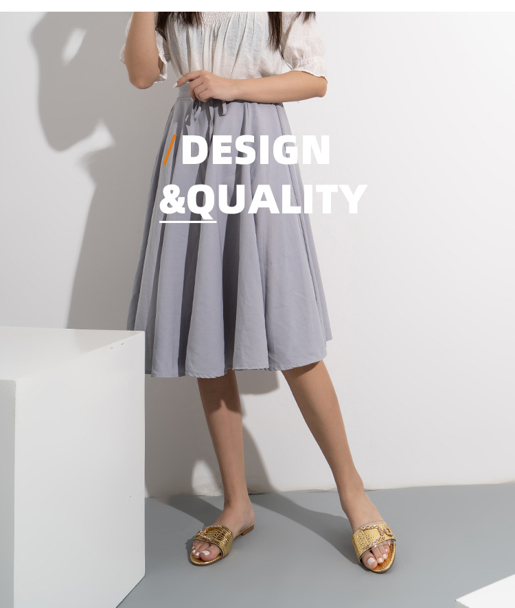 Cfxxy Cross Border Stone Pattern Flat Women S Sandales Pantoufles Mode Strass Boucle De Ceinture_voghion.com