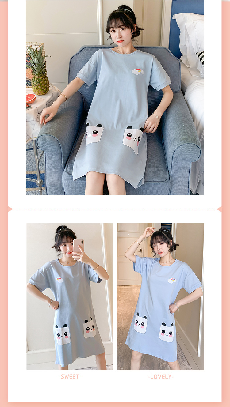 Chemise de nuit en coton - Ref 3446201 Image 95