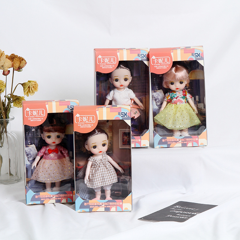 廠家直銷可愛小公主換裝洋娃娃玩具逼真關節娃娃兒童玩具禮盒批發