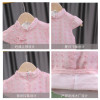 Children's summer thin cheongsam, girl's skirt, baby dress, small princess costume, western style, Chinese style