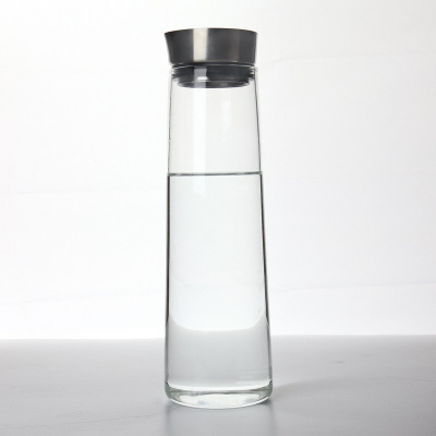 Botella de agua fría de gran capacidad hogar anti-fuga lateral botella de agua fría con tapa de acero inoxidable