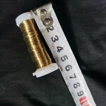 彩色金属丝轴  黄铜色丝 紫铜色丝 饰品装饰园艺细软小轴烤漆铁丝