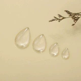 diy饰品配件 水滴型时光宝石系列批发水晶馒头背景墙装饰玻璃片