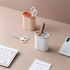 Student stationery simple desktop pen holder logo printing simple stationery storage tube multifunctional pen holder 