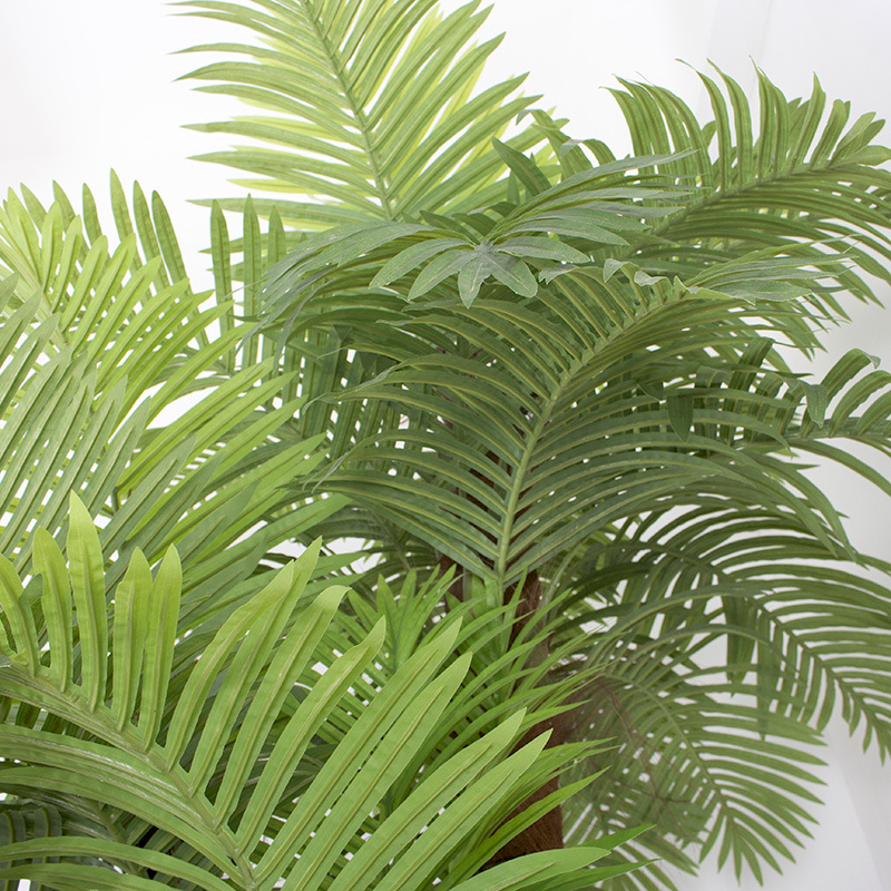 Mingchuang simulación árbol de coco selva tropical aguja árbol de girasol areca fan árbol de girasol árbol de simulación árbol verde paisaje bonsai