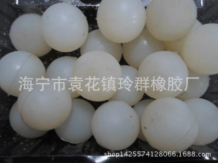 厂家供应振动筛硅胶球 空心硅胶球 25mm硅胶球 食品级硅胶球
