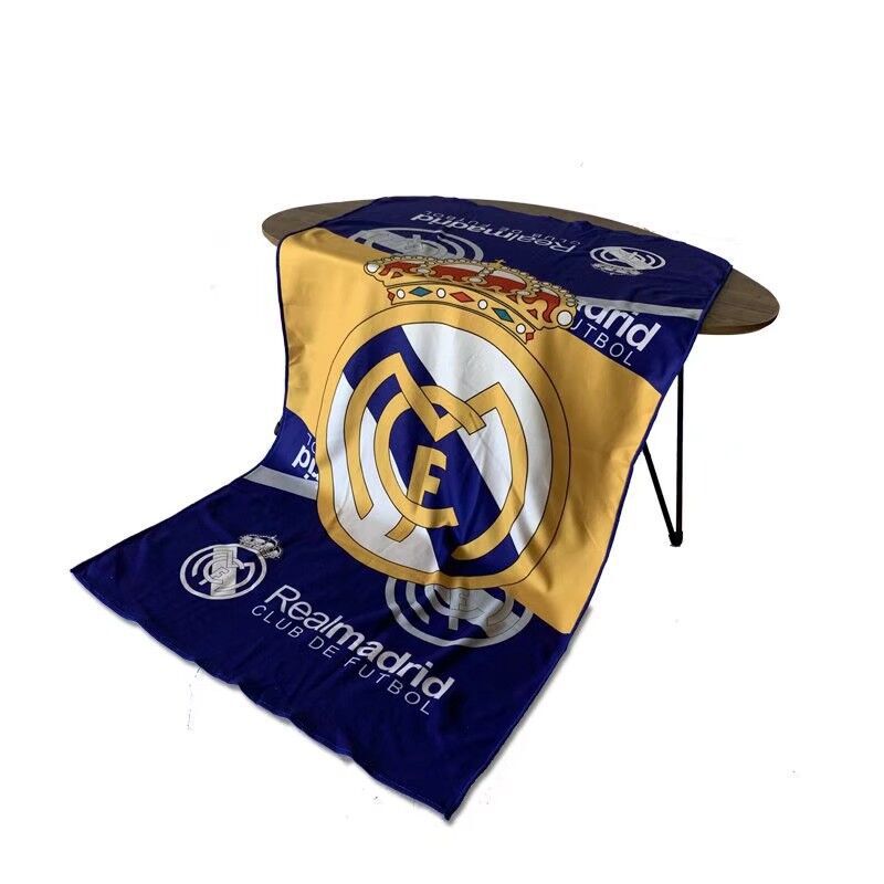 Real Madrid Chelsea Arsenal AC Milan Juve Paris Bath Towel Beach Sunscreen Fiber Towel Football Fans Supplies
