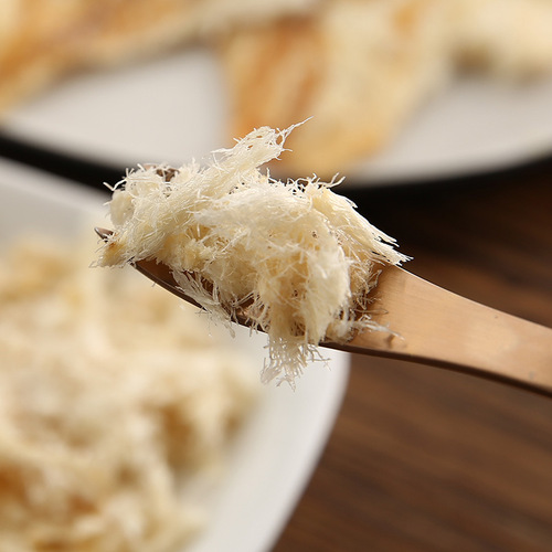 Cod fillets 500g, dried fish slices, roasted fish slices, ready-to-eat seafood, carbonized snacks, suitable for pregnant women, children, office snacks