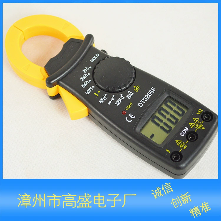 Цифровые Токоизмерительные клещи DT3266F Токоизмерительные клещи Цифровой мультиметр идентификация линии огня Goldman Sachs Electronics