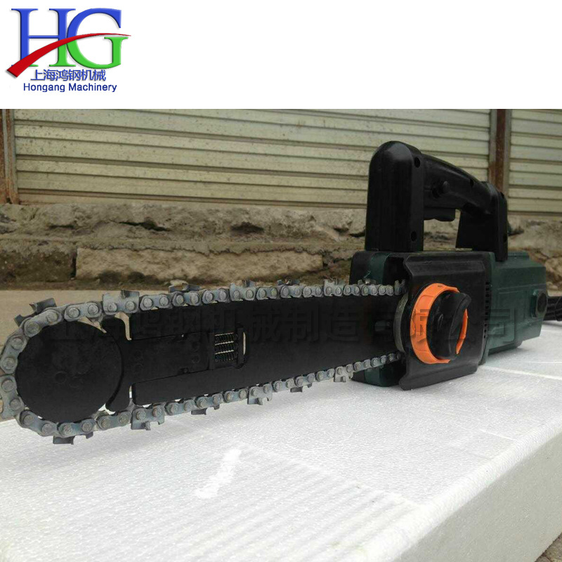 便携式电动加气砖链条锯 合金链条泡沫砖切割机 直销金刚石链锯