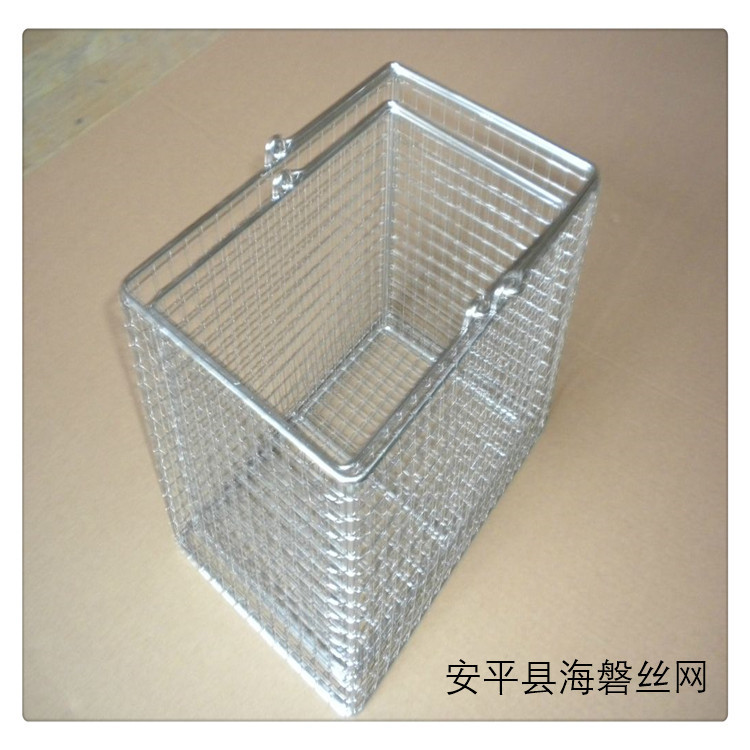 不锈钢丝编织网网框网篮 消毒清洗网框网篮  不锈钢材质储物网箱