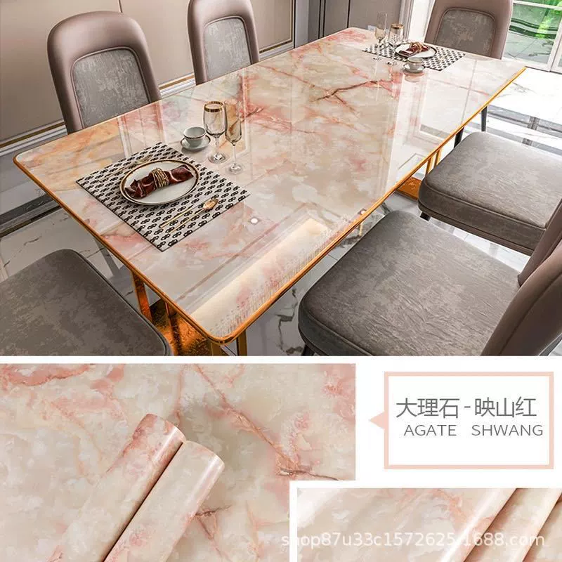 Marble patch, table sticker, self-adhesive cooker, waterproof wallpapers on wall