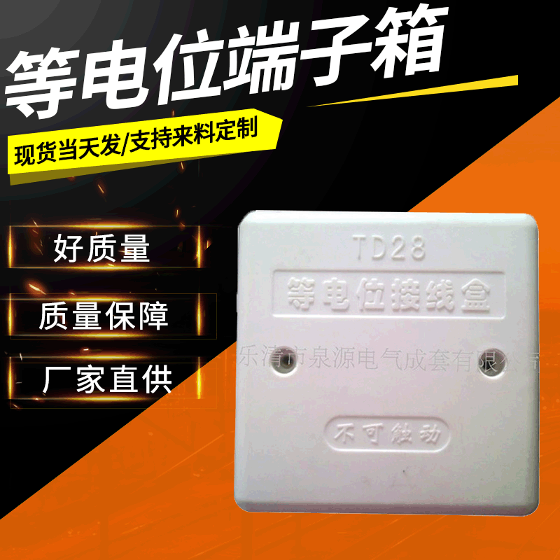 供应86型td28出口LEB局部等电位联结端子箱别墅型不可触动仪表箱