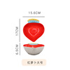 New Chinese -style home tide -style avocado fruit radish shape Frying vegetables irregular fruit salad dish dish ceramics