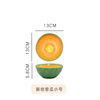 New Chinese -style home tide -style avocado fruit radish shape Frying vegetables irregular fruit salad dish dish ceramics