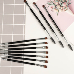 雙頭眉刷掃眉睫毛卷螺旋刷斜角眉粉刷筆化妝刷眉刷工具廠家批發