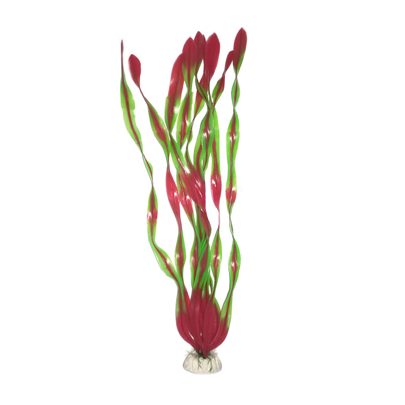 Simulación de acuario plantas acuáticas de América del Norte pecera paisaje decoraciones de acuario peces falsos hierba submarina tira fina agua algas hierba